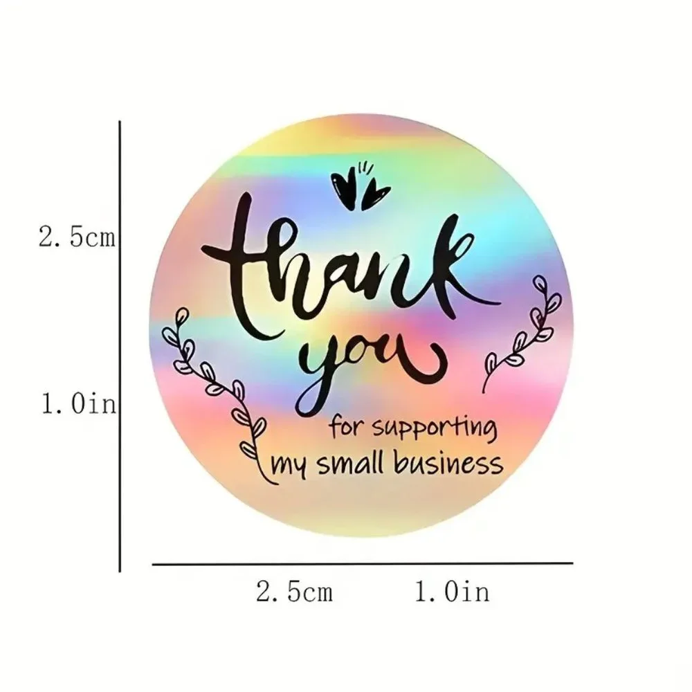 500 Thank You Stickers